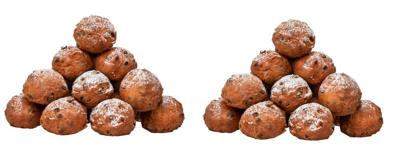 Bliek Oliebollen Met Krenten Duoverpakking