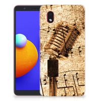 Samsung Galaxy A01 Core Siliconen Hoesje met foto Bladmuziek - thumbnail