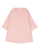 Palm Angels Kids t-shirt en coton à logo imprimé - Rose