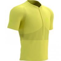 Compressport Trail half-zip fitted ss top - GROEN - Heren - thumbnail