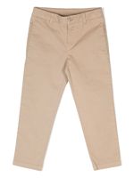 DONDUP KIDS pantalon en coton à coupe droite - Tons neutres