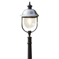 KonstSmide Staande buitenlamp Parma 125cm rvs met zwart 7242-000 - thumbnail