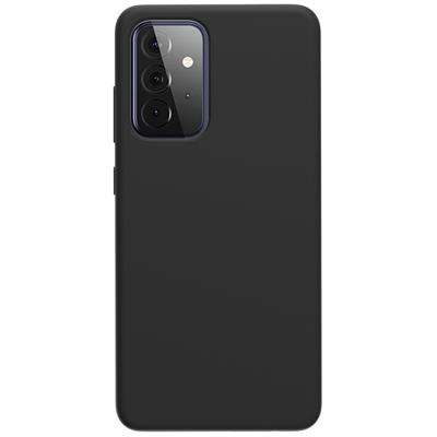 Azuri Samsung Galaxy A72 Back Cover Siliconen Zwart