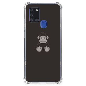 Samsung Galaxy A21s Stevig Bumper Hoesje Gorilla