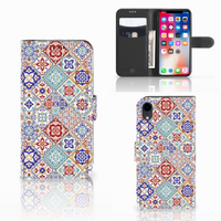 Apple iPhone Xr Bookcase Tiles Color