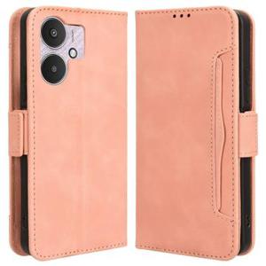 Xiaomi Poco M6/Redmi 13R Cardholder Series Portemonnee Hoesje - Roze