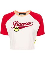 BARROW t-shirt en coton à logo floqué - Tons neutres