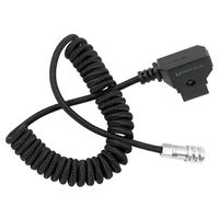 Kondor Blue D-Tap to Blackmagic Pocket Cinema 6K/4K Power Cable Coiled Black - thumbnail