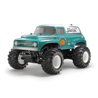 TAMIYA 47497 1:10 RC Squash Van 4WD GF-02 Voorgeschilderd - radiografisch bestuurbare auto, voertuig, modelbouw, assemblage, hobby, RC kit