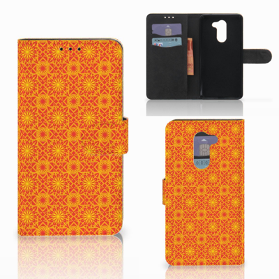 Huawei Honor 6X Telefoon Hoesje Batik Oranje