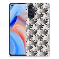 OPPO Reno4 Pro 5G TPU Hoesje Salamander Grey