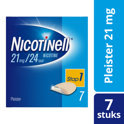 Nicotinell Pleisters 21 mg - voor stoppen met roken