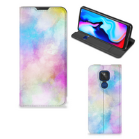 Bookcase Motorola Moto G9 Play Watercolor Light - thumbnail