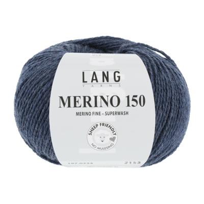 Lang Yarns Merino 150 234 Kleur: Donker jeans melange Lang Yarns Merino 150 234 Kleur: Donker jeans melange