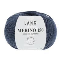 Lang Yarns Merino 150 234 Kleur: Donker jeans melange