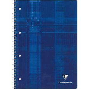 Clairefontaine collegeblok/8252C DIN A4 blauw geruit 90 g/m²