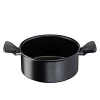 Lagostina Fonda Antiaanbakpan van 100% gerecycled aluminium, Ø 20 cm, inductiekookpan met gas en oven, kookweergave, thermosignaal, krasbestendige coating, ergonomische handgreep