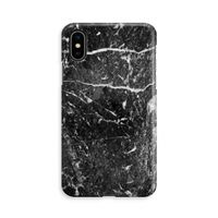 Zwart marmer: iPhone X Volledig Geprint Hoesje - thumbnail