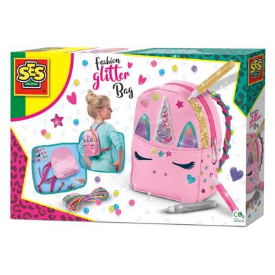 SES knutselset rugzak Unicorn junior polyester roze 13-delig SES knutselset rugzak Unicorn junior polyester roze 13-delig