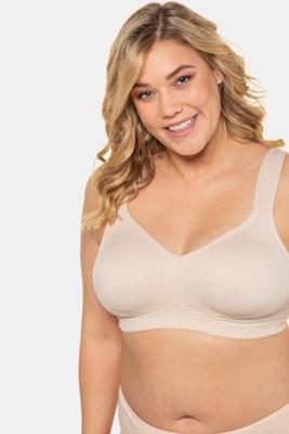 Ulla Popken Bh, zonder beugels, brede bandjes - Grote Maten