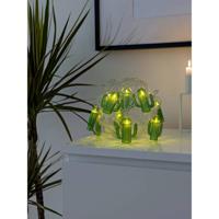 Konstsmide 3127-903 Motief lichtketting Cactussen Binnen werkt op batterijen Aantal lampen 10 LED Warmwit Verlichte lengte: 1.8 m Timer - thumbnail