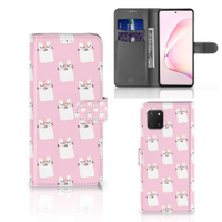 Samsung Note 10 Lite Telefoonhoesje met Pasjes Sleeping Cats - thumbnail