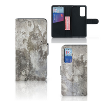 Huawei P40 Bookcase Beton Print - thumbnail