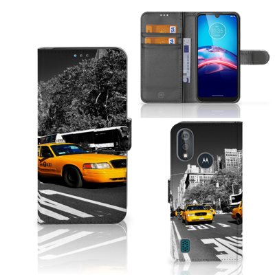 Bookcase Moto E6s Flip Cover New York Taxi Bookcase Moto E6s Flip Cover New York Taxi