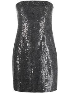 ROTATE BIRGER CHRISTENSEN sequin-embellished strapless minidress - Noir