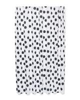 HEMA Douchegordijn 180x200cm Stippen Zwart (wit/zwart)
