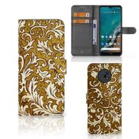 Wallet Case Nokia G50 Barok Goud