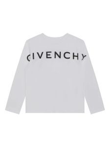 Givenchy Kids haut en coton à motif d'étoiles - Blanc