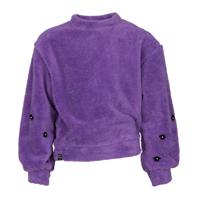 KIEstone Meisjes sweater - Aagje - Diep paars - thumbnail