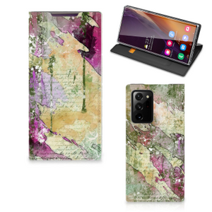 Bookcase Samsung Galaxy Note 20 Ultra Letter Painting