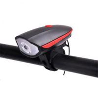 Fietslamp 3 standen USB-oplaadbare 250LM LED Fietslamp Zaklamp Fietstoebehoren - Rood