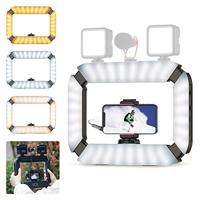 Ulanzi U200 video-ringlamp met telefoonhouder en geïntegreerde powerbank