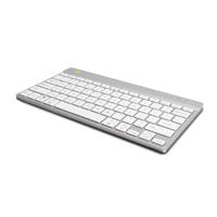 R-Go Compact Break Toetsenbord, Bluetooth 5.0, QWERTY US lay-out, met anti-RSI-software, ergonomisch plat ontwerp, compatibel met Windows/Microsoft/Linux/Mac, wit