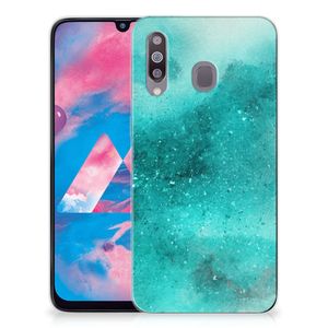 Hoesje maken Samsung Galaxy M30 Painting Blue