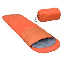 vidaXL Slaapzak lichtgewicht 15 ℃ 850 g oranje