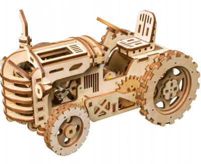 Robotime modelbouwpakket Tractor 24 x 12 cm hout 135 delig Robotime modelbouwpakket Tractor 24 x 12 cm hout 135 delig