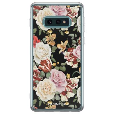Samsung Galaxy S10e siliconen hoesje - Flowerpower