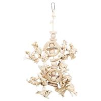 TRIXIE 'Natuurlijk vogelspeelgoed, natuurlijk speelgoed, bananenbladeren, hout/luffa, 42 cm - 58997