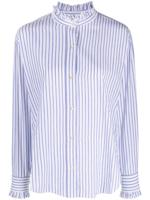 ISABEL MARANT Saoli blouse met ruches - Blauw