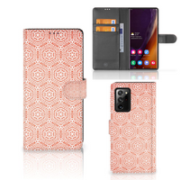 Samsung Galaxy Note20 Ultra Telefoon Hoesje Pattern Orange