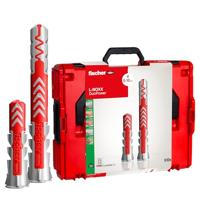 fischer L-Boxx 102 DuoPower, 910-delige pluggenset, 6-10 mm diameter, 30-65 mm lengte, voor professionals en doe-het-zelvers, universeel gebruik, optimaal voor onbekende ondergronden