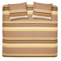 Cinderella Dekbedovertrek Flanel Cuba Caramel-1-persoons (140 x 200/220 cm)