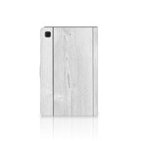 Samsung Galaxy Tab A7 (2020) Tablet Book Cover White Wood