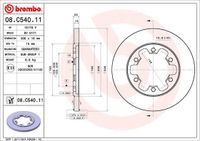 Remschijf 08C54011 - thumbnail