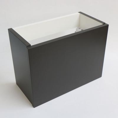 Toiletmeubel INK Versus Fontein Onderkast 36x18x27cm MDF Gelakt Mat Antraciet Greeploos