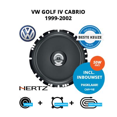 Beste speakers voor VW Golf IV Cabrio 1999-2002 - Voordeuren/achterdeuren